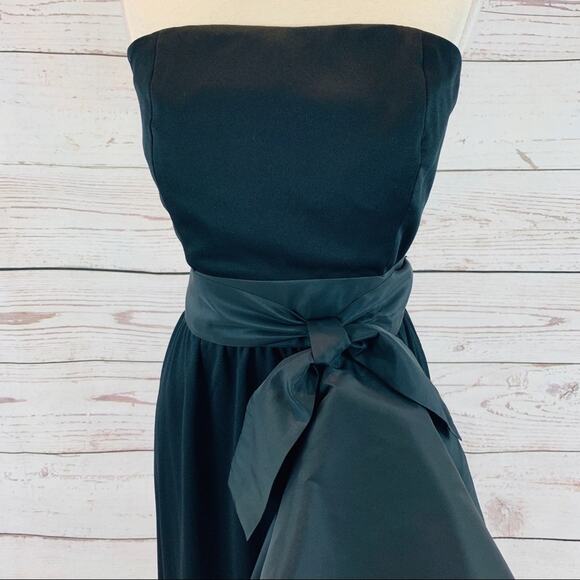 Victor Costa vintage black strapless size 10 70’s - Picture 2 of 8